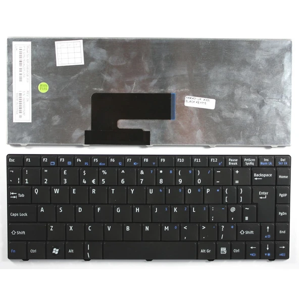 MSI U270 MSI x-slim X300 X320 X340, X370 X400 Notebook Klavyesi - Siyah - TR - Ver.1 ürün görseli 1