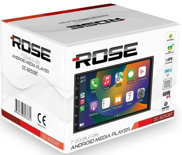 ROSE DC-8250BT DOUBLE TEYP ürün görseli 1