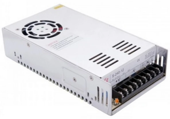 12V 20A FANLI METAL KALIN ADAPTÖR OPS-240-12 ürün görseli 1
