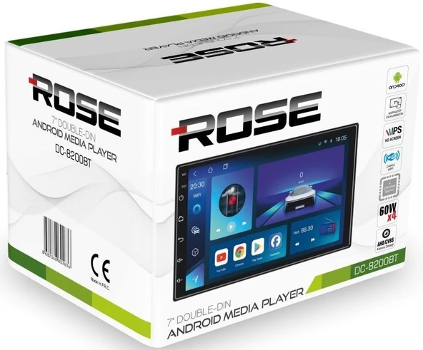 ROSE DC-8200BT DOUBLE TEYP ürün görseli 1