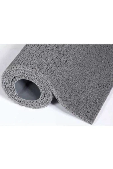 tiritoğluhome  Kıvırcık Paspas En 100cm Gri(girilen Adet Miktarınca Metraj Kesilir.) ürün görseli 1