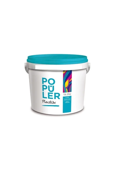 Polisan  Popüler Plastik Mat Duvar Boyası  Kg-beyaz Rengi(3.5kg) ürün görseli 1