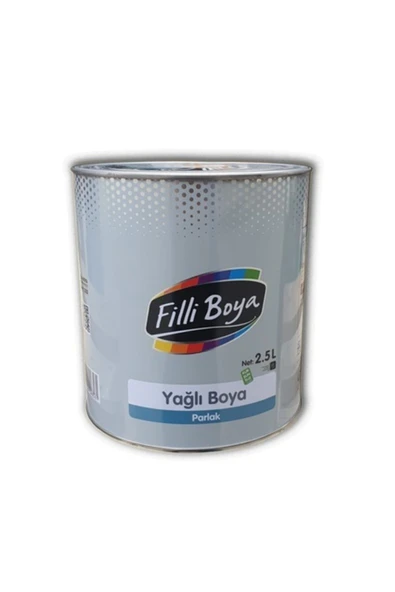 Filli Boya  Parlak Yağlı Boya Siyah 2,5 Lt Beyaz Gny229857 ürün görseli 1