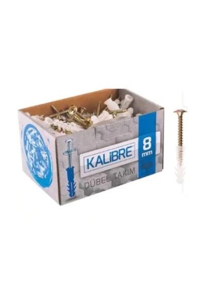 MADE  Vidalı Kalibre Dübel Takım 8 Mm 100 Adet ürün görseli 1