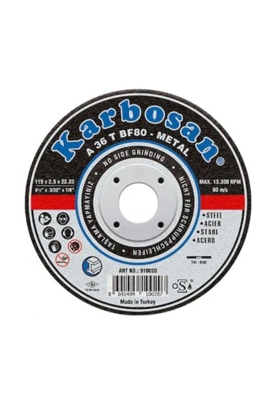 KARBOSAN  Metal Kesici - - 115 Lik 4 Adet ürün görseli 1