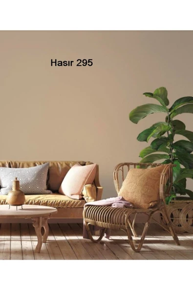 Fawori  Silikonlu Mat Silinebilir Iç Cephe Boyası 2.5lt Renk: Hasır295 + Kendinboya Set ürün görseli 1