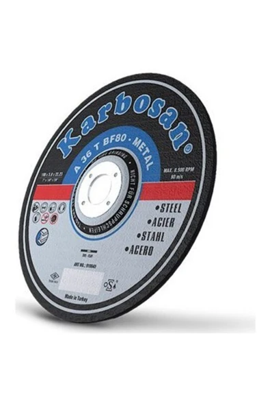 KARBOSAN  115x3.0x22.23 Nk Metal Standart Kesme Diski ürün görseli 1
