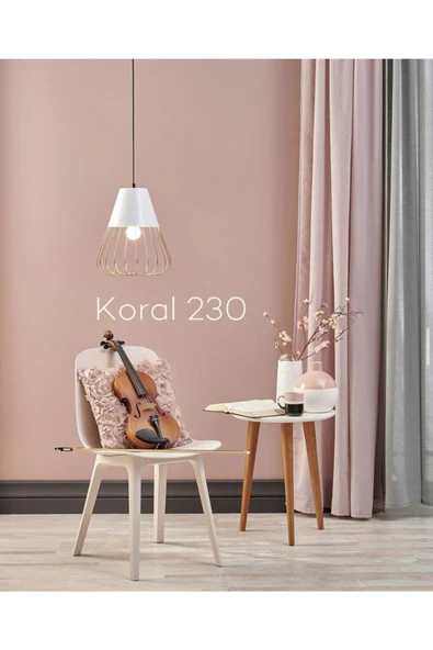 Fawori  Silikonlu Mat Silinebilir Iç Cephe Boyası 2.5lt Renk: Koral230+ Kendinboya Set ürün görseli 1