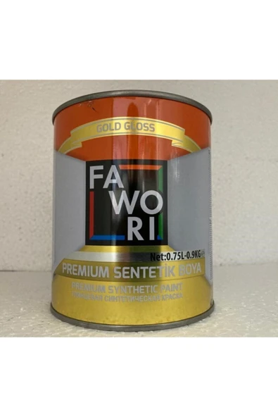 Fawori  Premium Sentetik Yağlı Boya Siyah 0.75lt ürün görseli 1