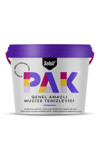 Selsil  Pak Genel Amaçlı Mucize Temizleyici 500gr ürün görseli 1