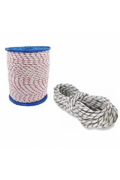 GÜVEN  50 Metre 8 Mm Iskota Halat Branda Tente Yük Bağlama Gerdirme Ipi Polyester ürün görseli 1