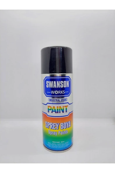 1tech  Swanson Works Parlak Siyah Sprey Boya 400 ml ürün görseli 1
