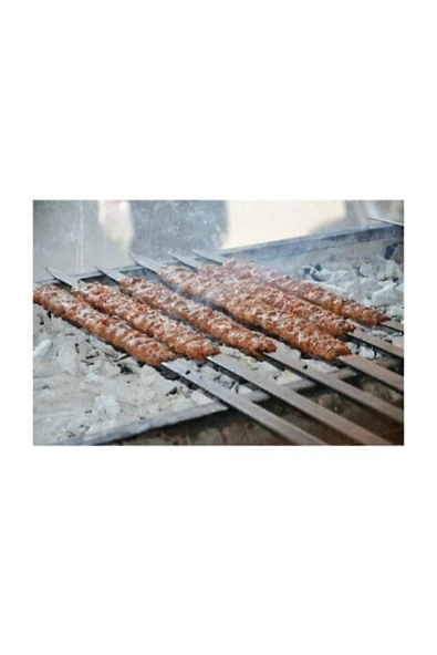 YM  12 Adet Adana Şiş Kebab Şiş 50 Cm Şiş Paslanmaz Şiş ürün görseli 1