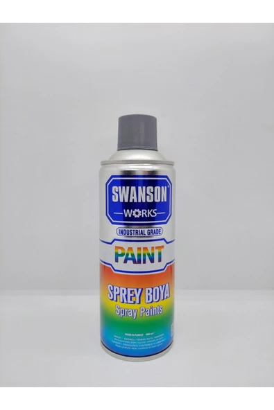 1tech  Swanson Works Gri Renk Sprey Boya 400 Ml ürün görseli 1