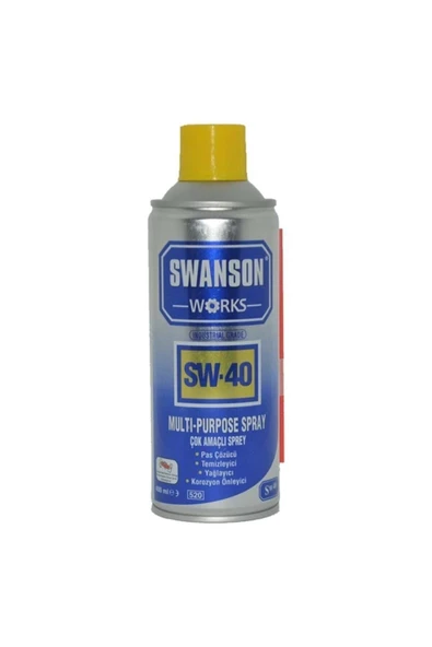1 Adet Sw-40 Pas Sökücü Korozyon Önleyici Çok Amaçlı Sprey 200ml - Silah Temizleme Spreyi ürün görseli 1