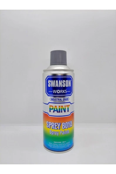 1tech  Swanson Works Gri Renk Sprey Boya 400 Ml - Resim 2