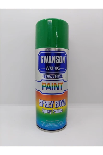 1tech  Swanson Works Yeşil Renk Sprey Boya 400 Ml - Resim 2