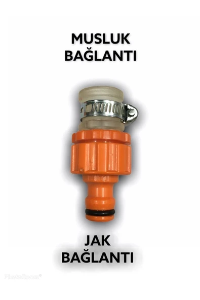 Otomatik Kelepçeli Musluk Bağlantı Aparatı 1/2 Jaka Uyumludur ürün görseli 1