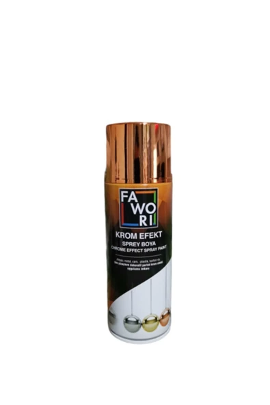Fawori  Krom Efekt Sprey Boya Bakır Rengi 400 ml ürün görseli 1