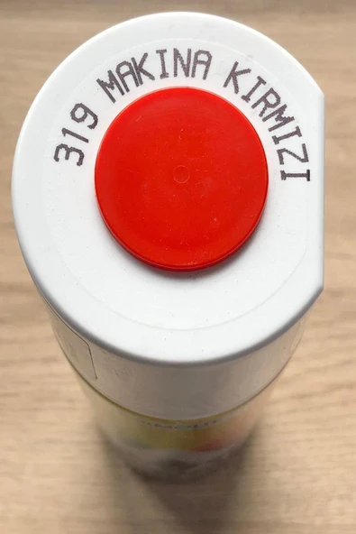 Akçalı  Makina Kırmızı 319 Alüminyum-ahşap-plastik-demir-metal-sprey Boyama 400 ml Makine Kırmızı ürün görseli 1