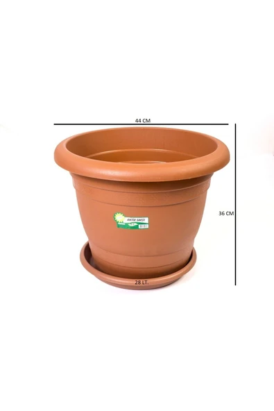 Hak Plastik  Antik Saksı No 7 Klasik Bahçe Çiçek Saksısı ürün görseli 1