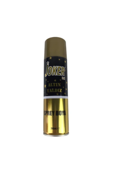 joker  Sprey Metalik Altın Boya 200 ml Renk Seçenekli ürün görseli 1