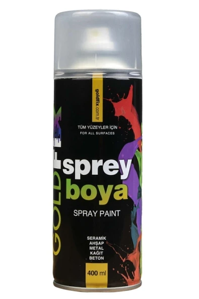 GOLDFİX  Sprey Boya Beyaz 400ml ürün görseli 1