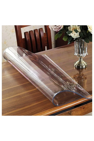 Şeffaf 1.5 Mm Kalınlık Pvc Mika Masa Koruyucu ürün görseli 1
