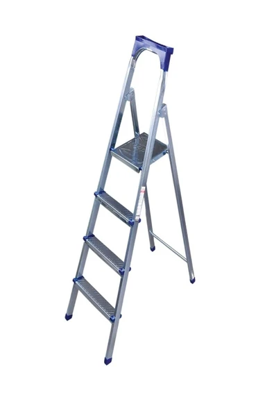 4+1 Metal Katlanır Merdiven 3-4-5-6-7-8-9+1 Basamak ürün görseli 1