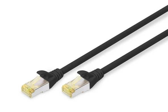 Digitus Zırhlı Patch Kablo Cat6A Siyah (3m) ürün görseli 1