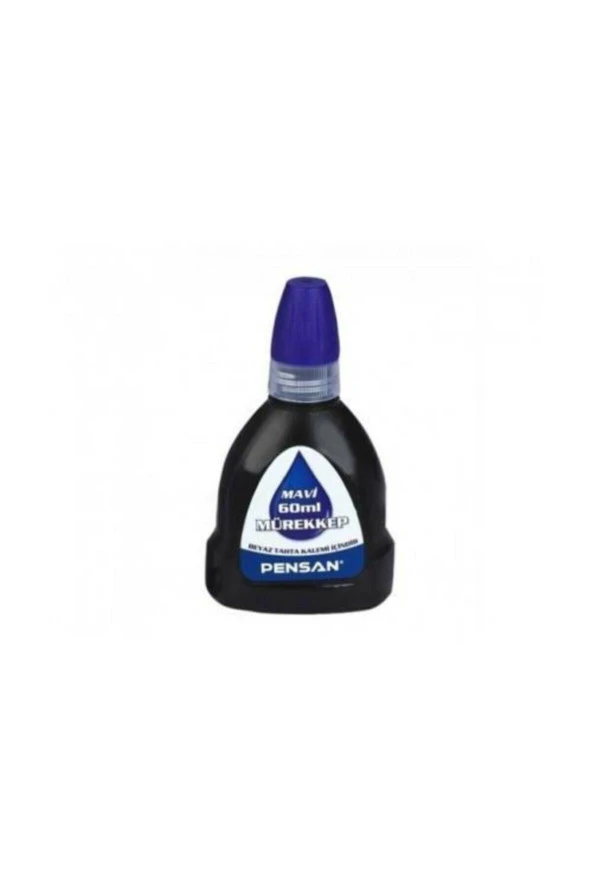 Pensan Tahta Kalem Mürekkebi 60 ML Mavi 4004 (12 Li Paket) ürün görseli 1