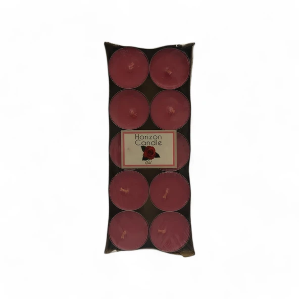 Tealight Gül 10 lu Mum ürün görseli 1