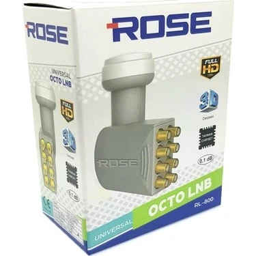 ROSE OCTO 8Lİ LNB DG-810 RLE-800 RG-800 ürün görseli 1