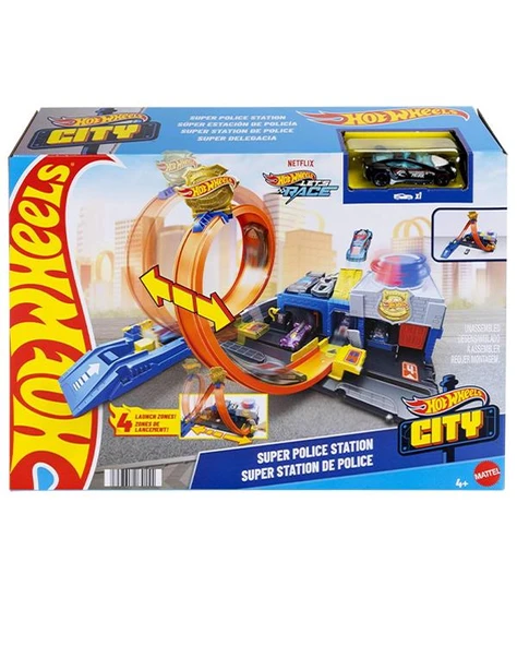 Hot Wheels Polis İstasyonu Oyun Seti JBM71 ürün görseli 1