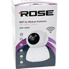 ROSE WİFİ KAMERA AHD-20600 2MP 1080P ÇİFT ANTENLİ WİFİ İÇ MEKAN GÜVENLİK KAMERASI ürün görseli 1