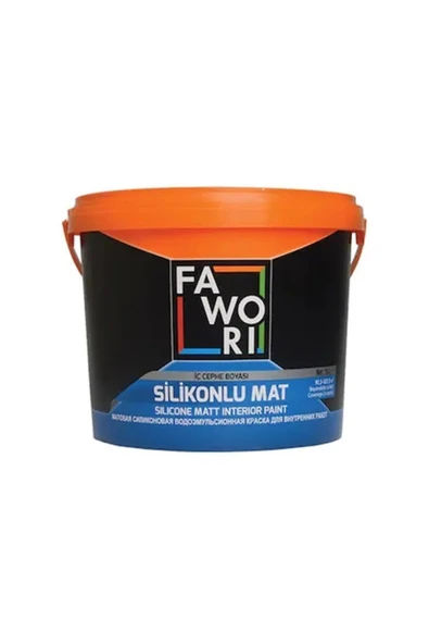 Filli Boya FAWORİ Silikonlu Mat Iç Cephe Boyası 15 Lt (20 Kg) Andezit 20 ürün görseli 1