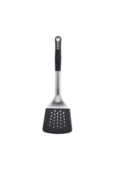 MasterPro  Paslanmaz Çelik Oluklu Spatula | 34,3x10,3x4,7 cm | Foodies Collection serisi | 4861 ürün görseli 1