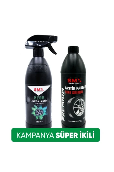 SMX Neon Jant & Lastik Temizleyici 750 Ml. Lastik Parlatıcı 750 ml Lastik Süngeri ürün görseli 1