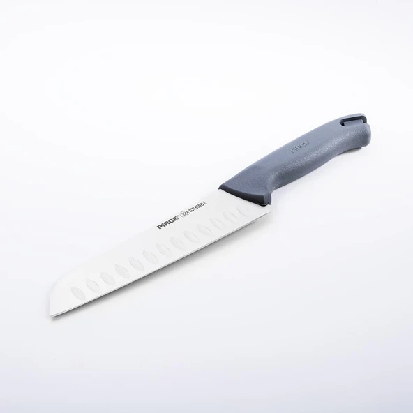 Pirge Gastro Santoku Bıçağı Oluklu Gri 17 Cm 37168 ürün görseli 1
