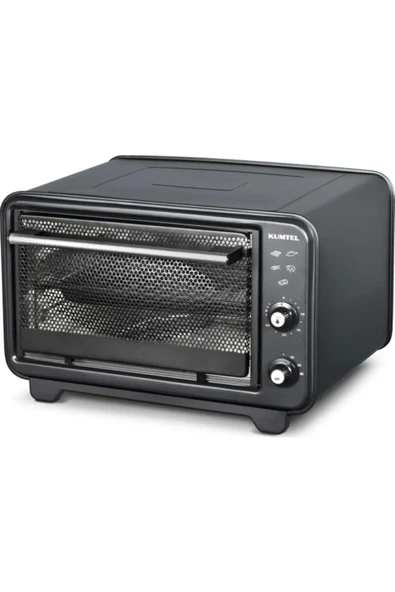 Kumtel Kf-6135 Elektirikli Mini Fırın Siyah 1420W  3 Programlı Pişirme Ayarlanabilir Termostat 32 L (TEŞHİR) ürün görseli 1