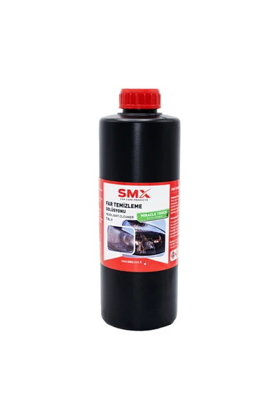 SMX Buharlı Araba Far Temizleme Sıvısı 1 Litre ürün görseli 1