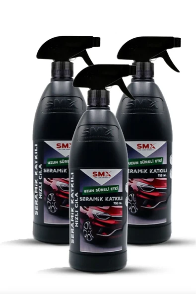SMX Seramik Katkılı Hızlı Ve Pratik Cila 3 Adet (3X750) ürün görseli 1