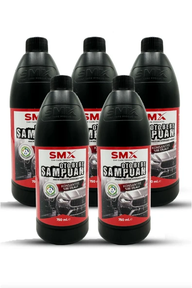SMX Oto Bebe Şampuanı 750 ml 5 Adet ürün görseli 1
