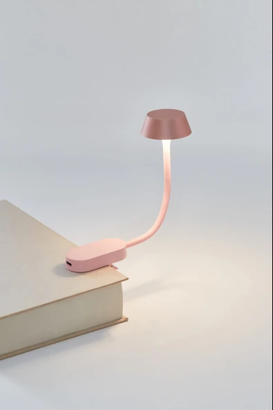 Lexon Mimi Esnek Okuma Lambası Pembe - Resim 7