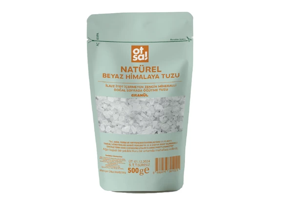 OTSA HİMALAYA TUZU BEYAZ İRİ 500G ürün görseli 1