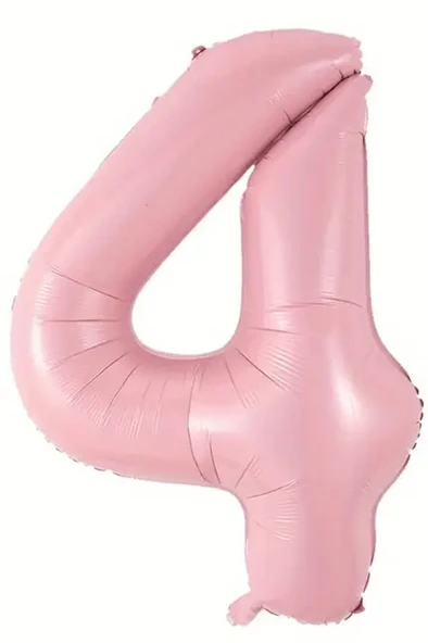 Beysüs Pembe 4 Rakam Folyo Balon 80 cm ürün görseli 1