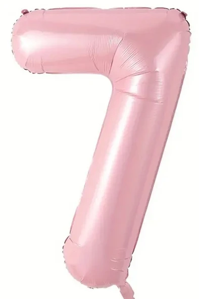 Beysüs Pembe 7 Rakam Folyo Balon 80 cm ürün görseli 1