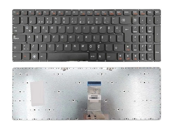 Lenovo B5400, B5400A, M5400, M5400A, M5400G, 20278 80B6 Notebook Klavye TR / ÇERÇEVESİZ ürün görseli 1