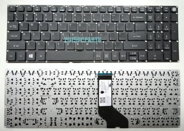 Acer E5-573 E5-573G E5-573T E5-573TG NK.I1517.00K Klavyesi İNG ürün görseli 1