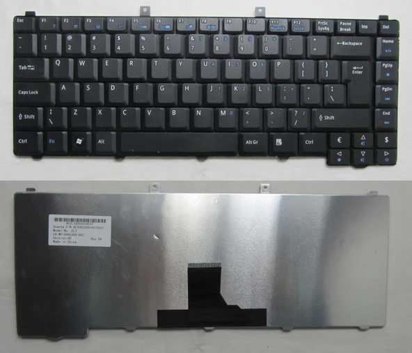 Acer Aspire 1410 1640 Notebook Klavyesi - Siyah - TR ürün görseli 1
